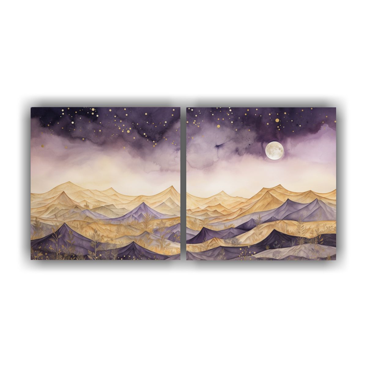 GENERICO - Paisaje De Montaña Con Estilo Elegante Pinturas 140x70 Cm