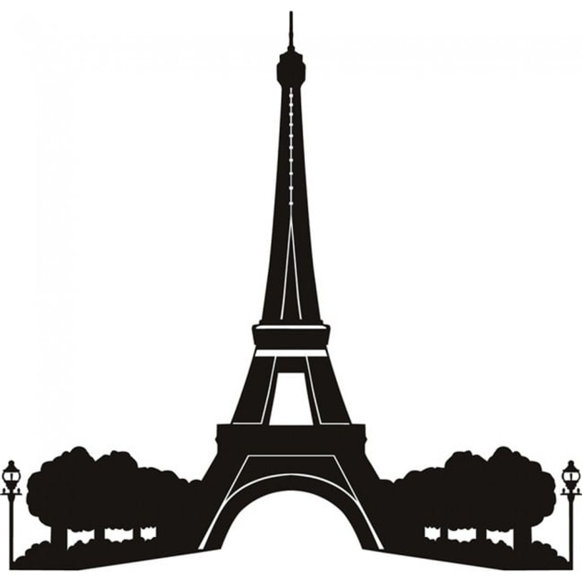 GENERICO - Decomural Eiffel Tower Paris Skyline WS-19171