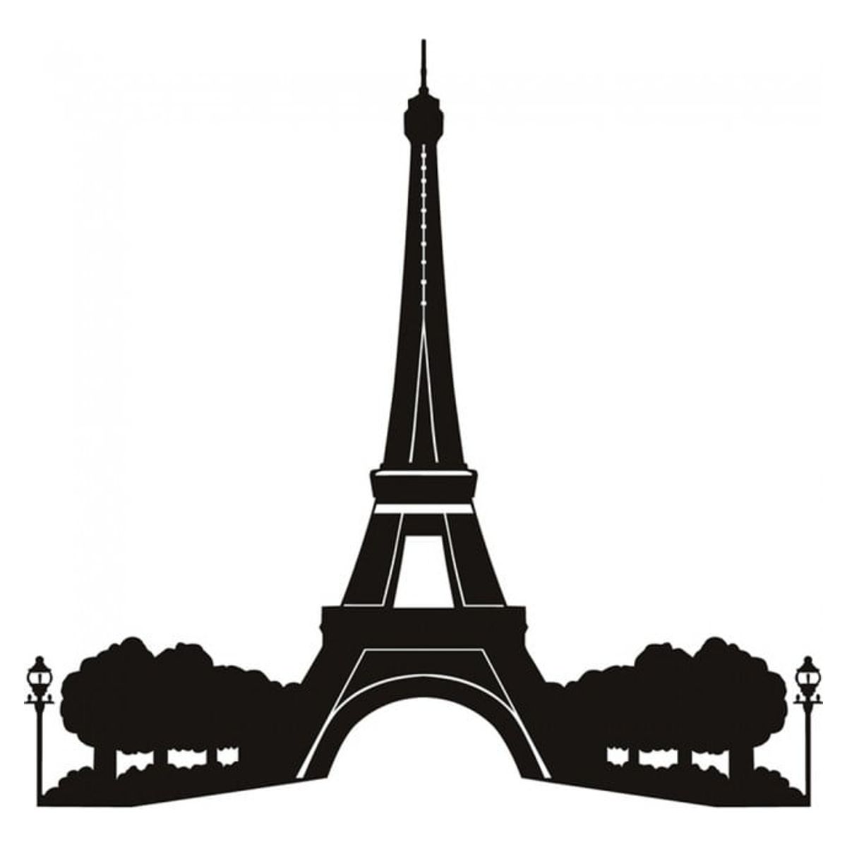 GENERICO - Decomural Eiffel Tower Paris Skyline WS-19171