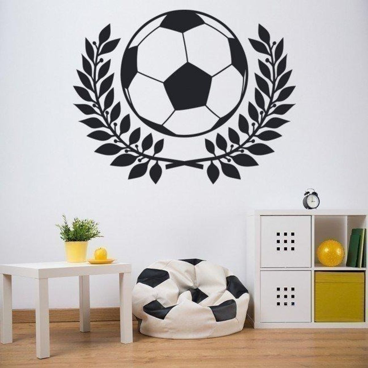 GENERICO - Decomural Football Wreath Football Badge WS-19191