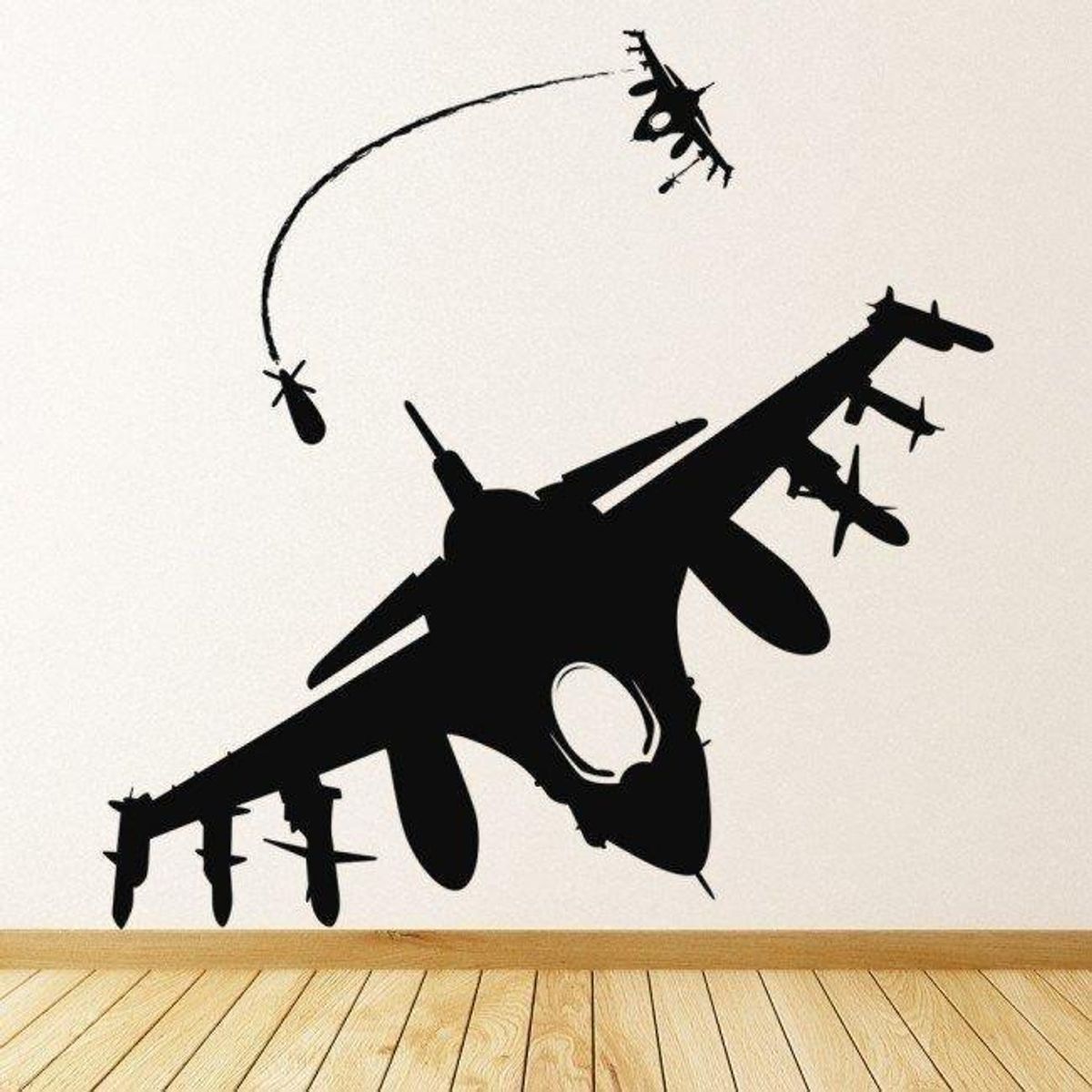 GENERICO - Decomural Fighter Jet Attack Army Airplane WS-17918