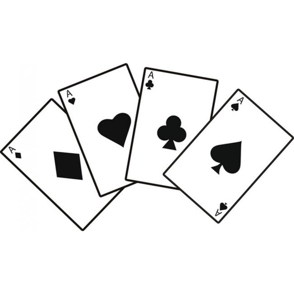 GENERICO - Decomural Aces Card Games Poker WS-19199