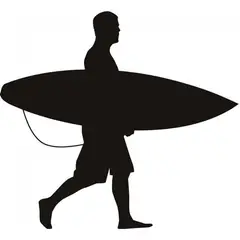GENERICO - Decomural Surfer Surfboard WS-19240