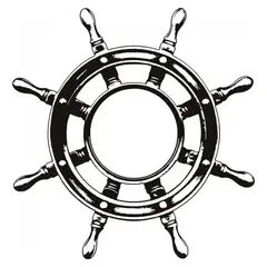 GENERICO - Decomural Ship Steering Wheel Sailboat Transport WS-17942