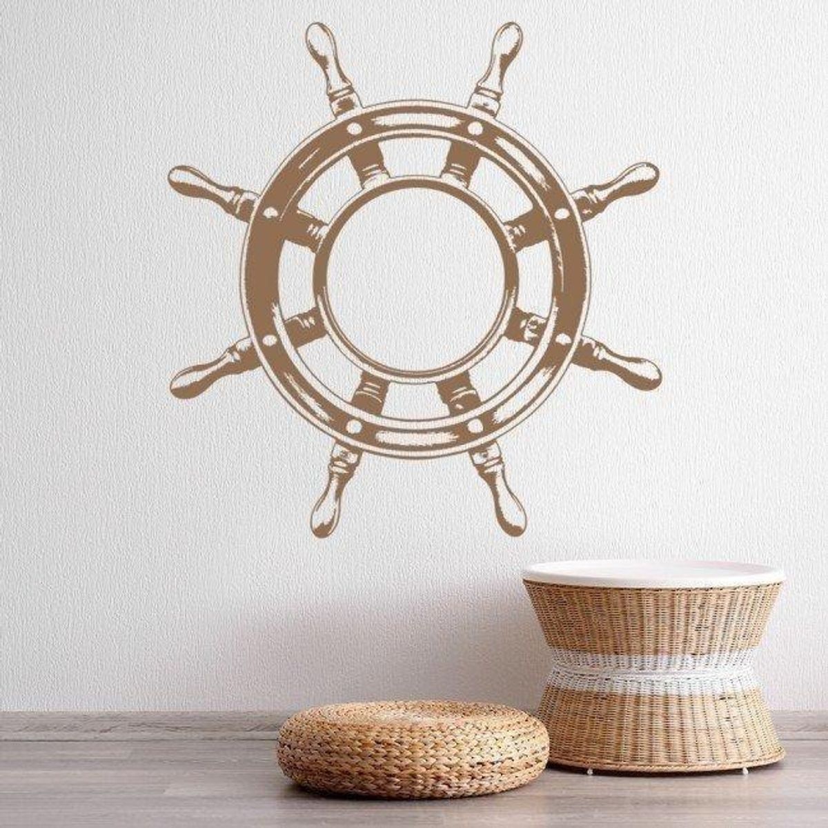 GENERICO - Decomural Ship Steering Wheel Sailboat Transport WS-17942