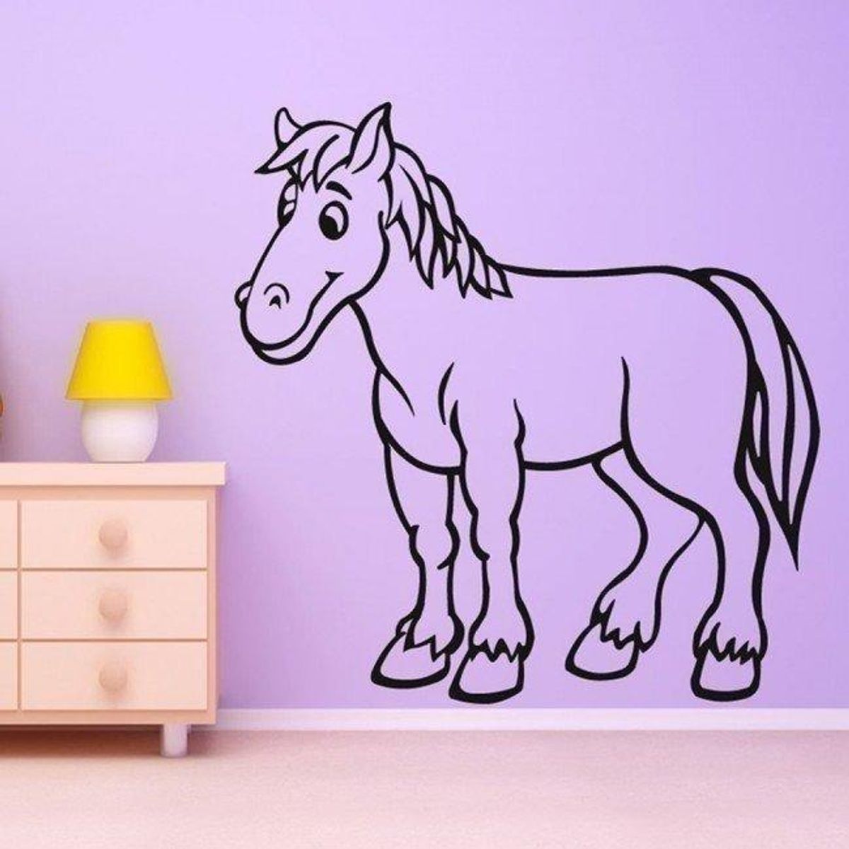 GENERICO - Decomural Pony Horse Kids WS-19260