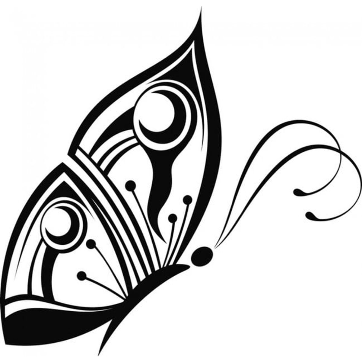 GENERICO - Decomural Spot Butterfly Butterflies WS-17958