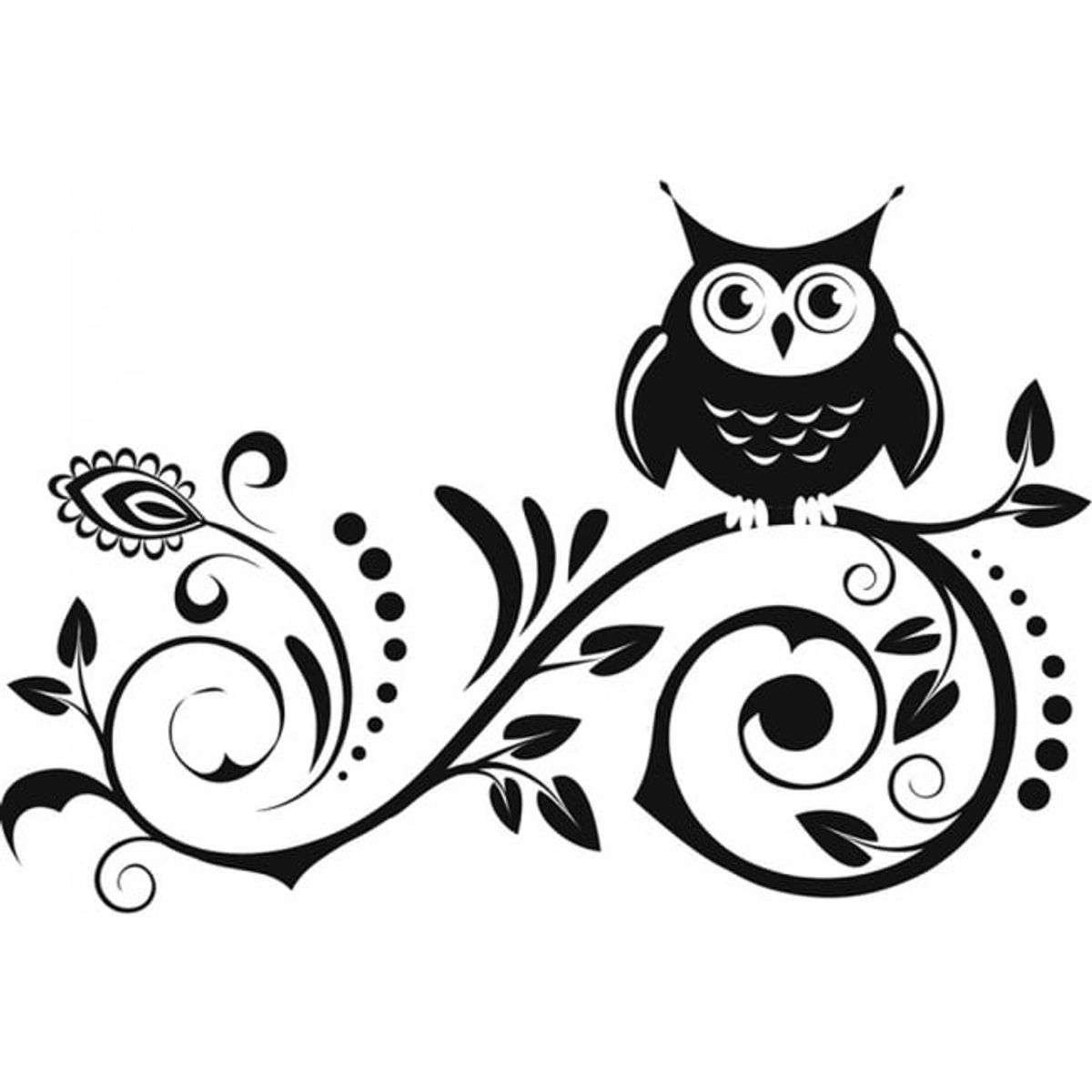 GENERICO - Decomural Floral Owl Nursery WS-19278