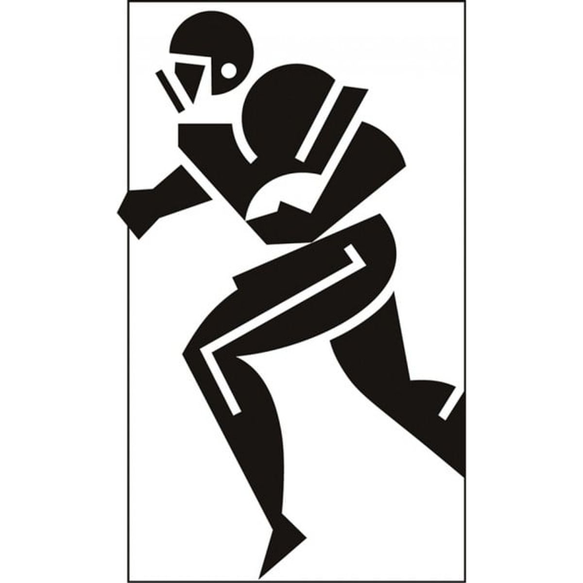 GENERICO - Decomural American Football Player Sports WS-19286