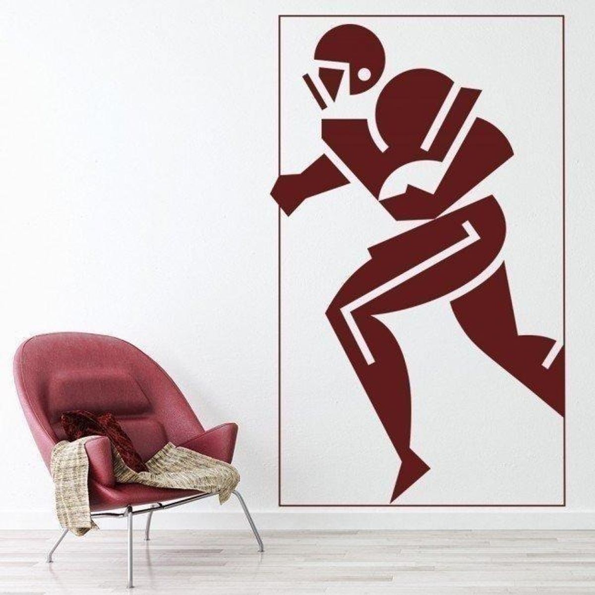 GENERICO - Decomural American Football Player Sports WS-19286