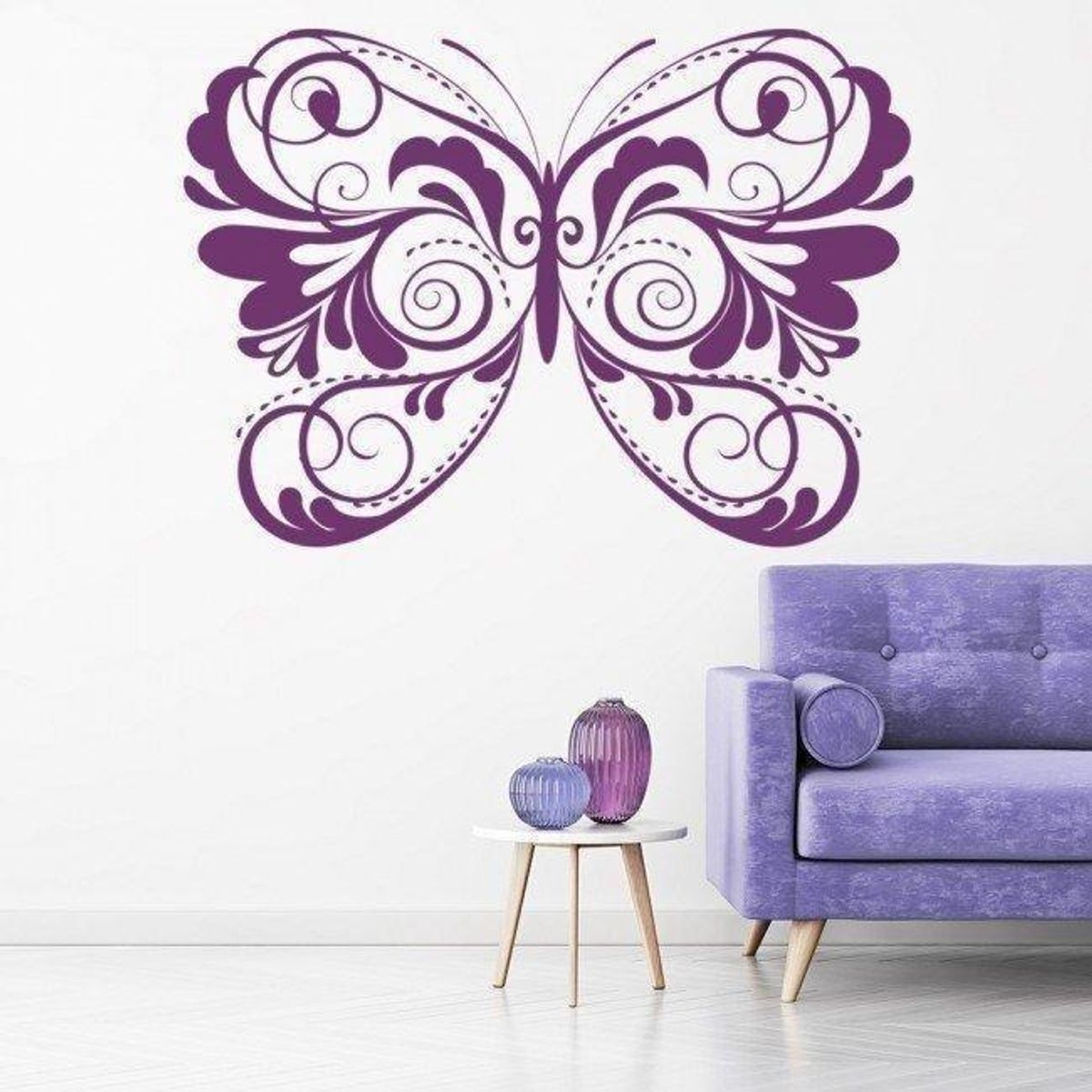 GENERICO - Decomural Floral Butterfly Butterflies WS-17965