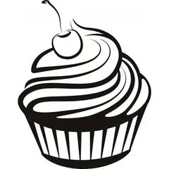 GENERICO - Decomural Cherry Cupcake Kitchen Cafe WS-19291