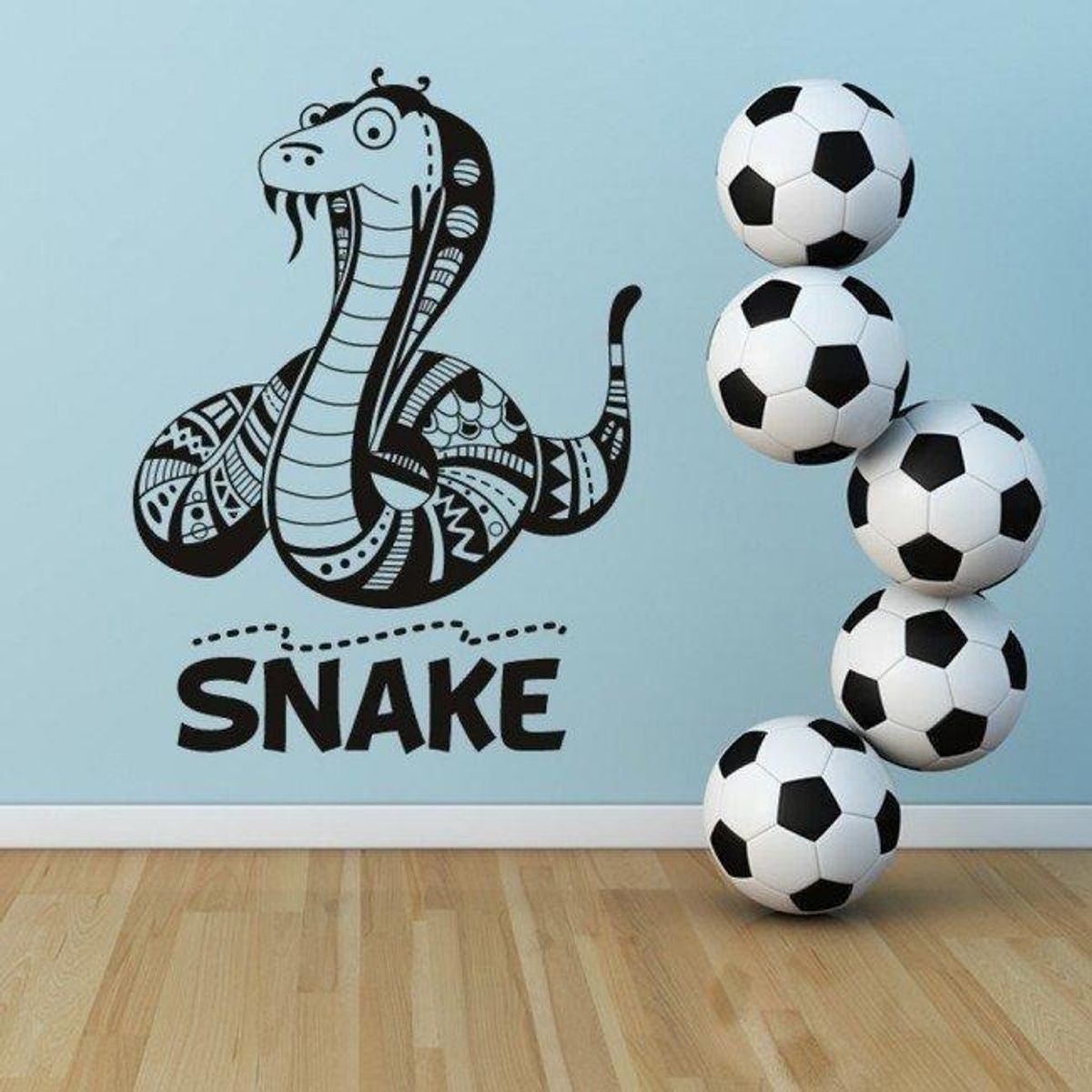 GENERICO - Decomural Cartoon Snake Childrens WS-17980