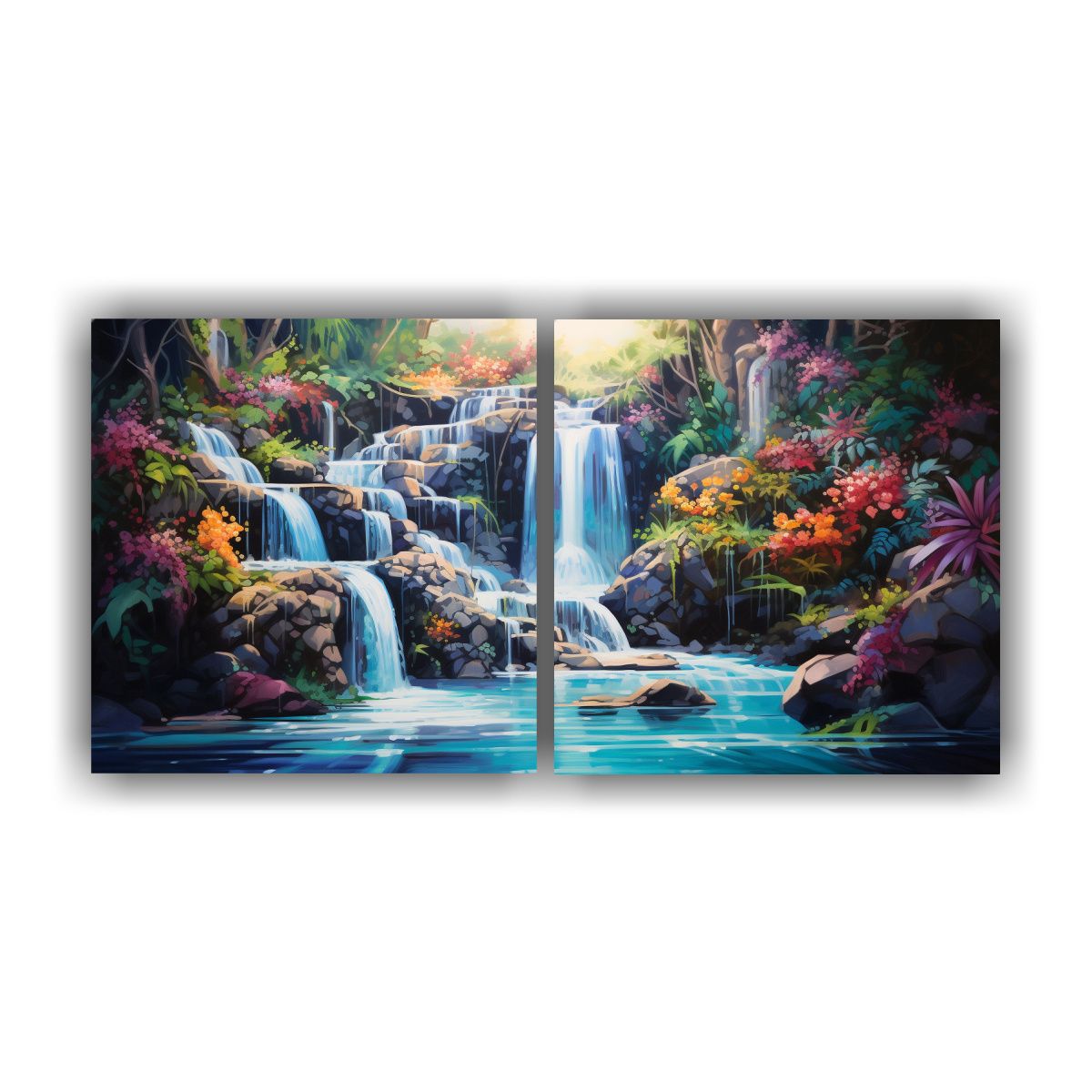 GENERICO - Pinturas Decorativas Abstractas En Acuarela 120x60 Cm