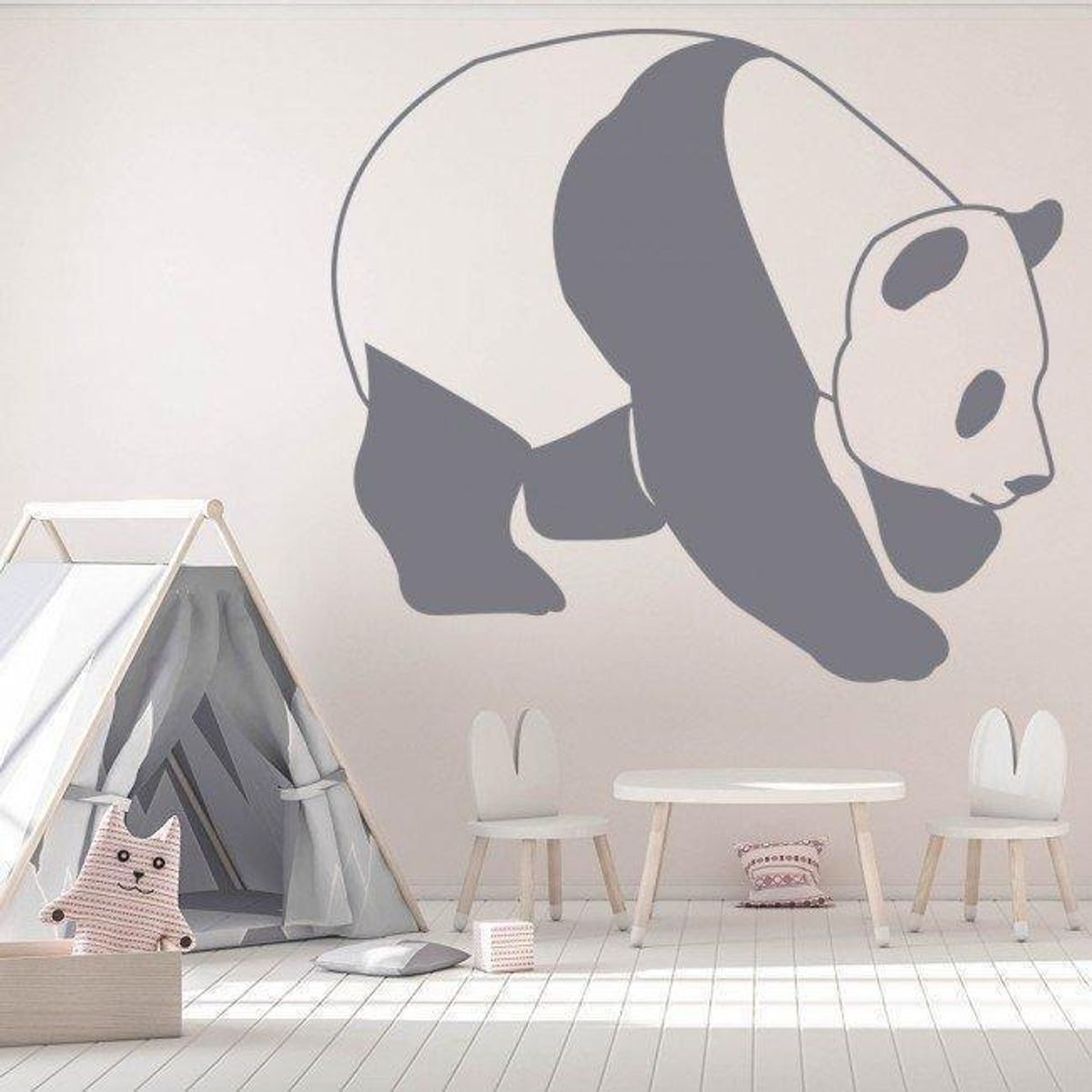 GENERICO - Decomural Simple Panda Wild Animals Bears WS-19299