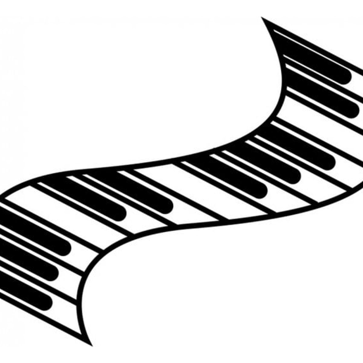 GENERICO - Decomural Piano Keys Keyboard Music WS-19313