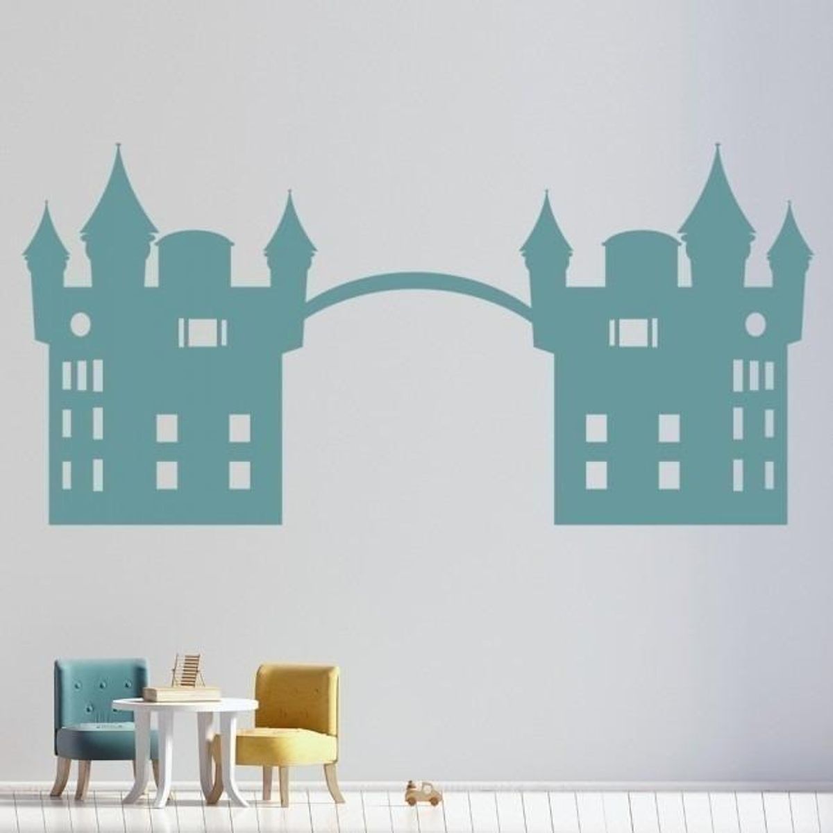 GENERICO - Decomural Princess Castle King Queen WS-18024