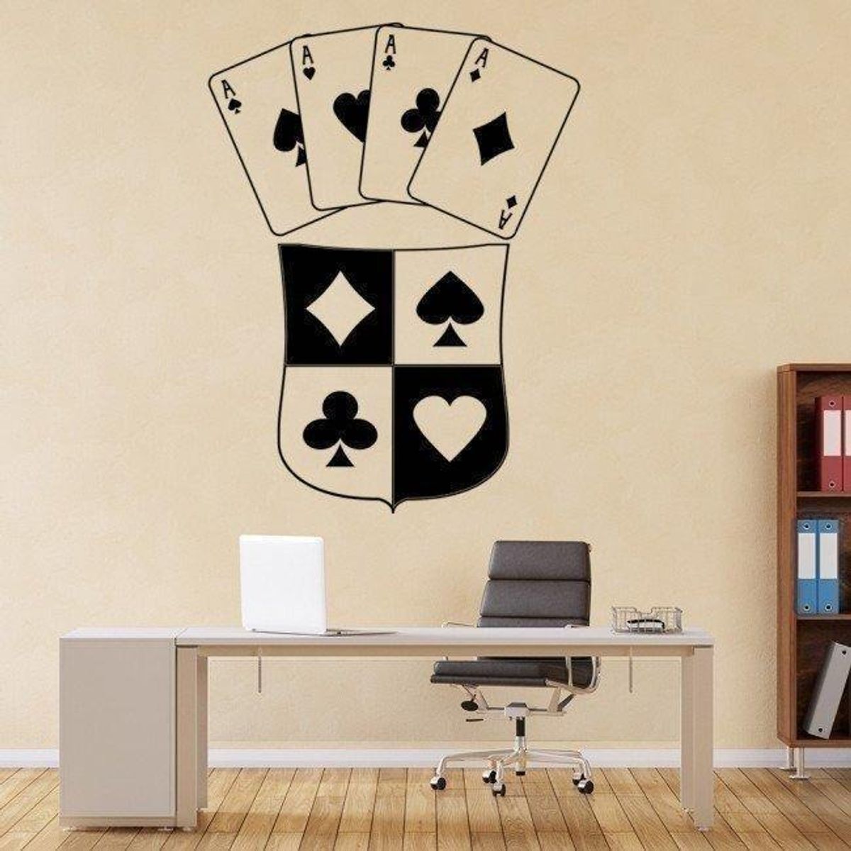 GENERICO - Decomural Ace Shield Card Games Poker WS-19368