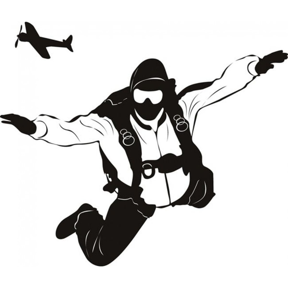 GENERICO - Decomural Skydiving Plane WS-19377