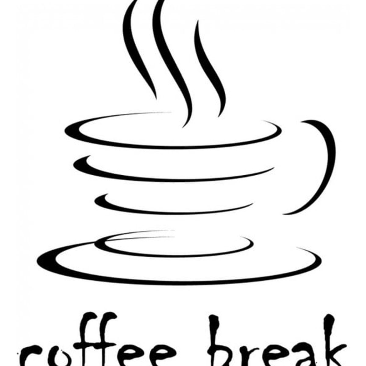 GENERICO - Decomural Coffee Break Steaming Cup Food And Drink WS-18032