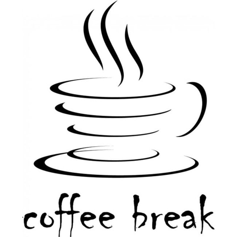 GENERICO - Decomural Coffee Break Steaming Cup Food And Drink WS-18032