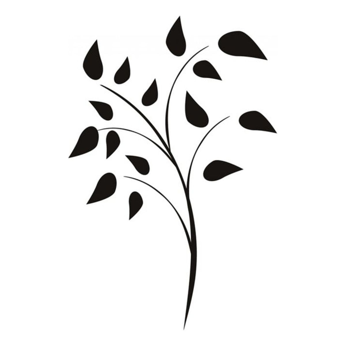 GENERICO - Decomural Flower Leaves Simple Floral WS-18039