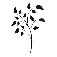 GENERICO - Decomural Flower Leaves Simple Floral WS-18039