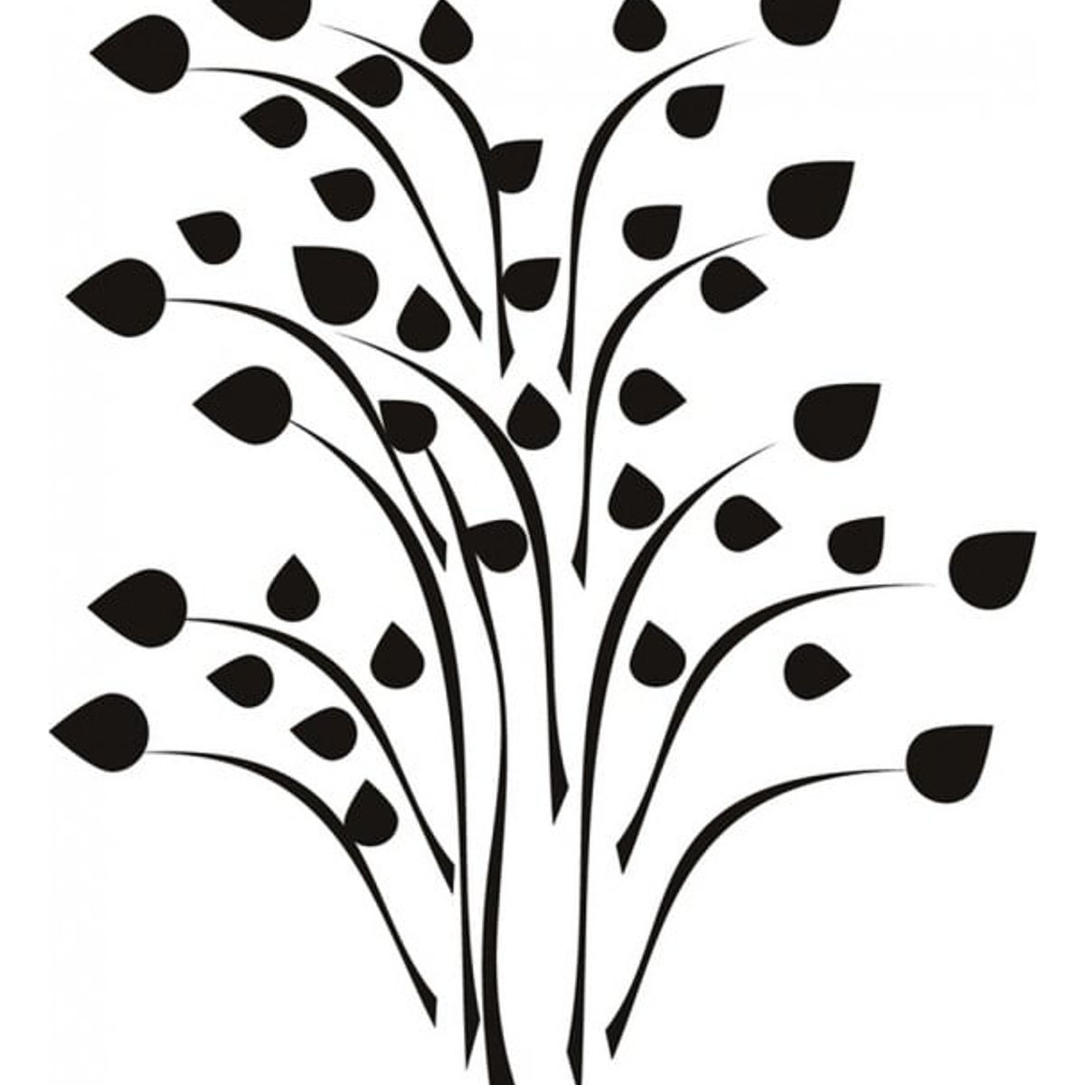 GENERICO - Decomural Floral Leaf Flowers Trees WS-18042