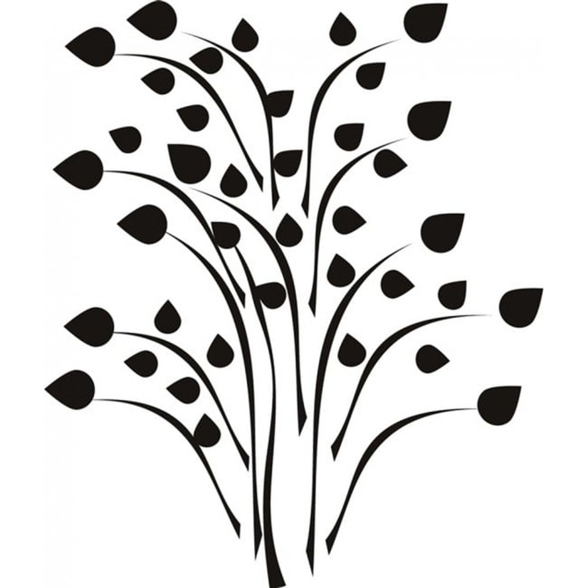 GENERICO - Decomural Floral Leaf Flowers Trees WS-18042