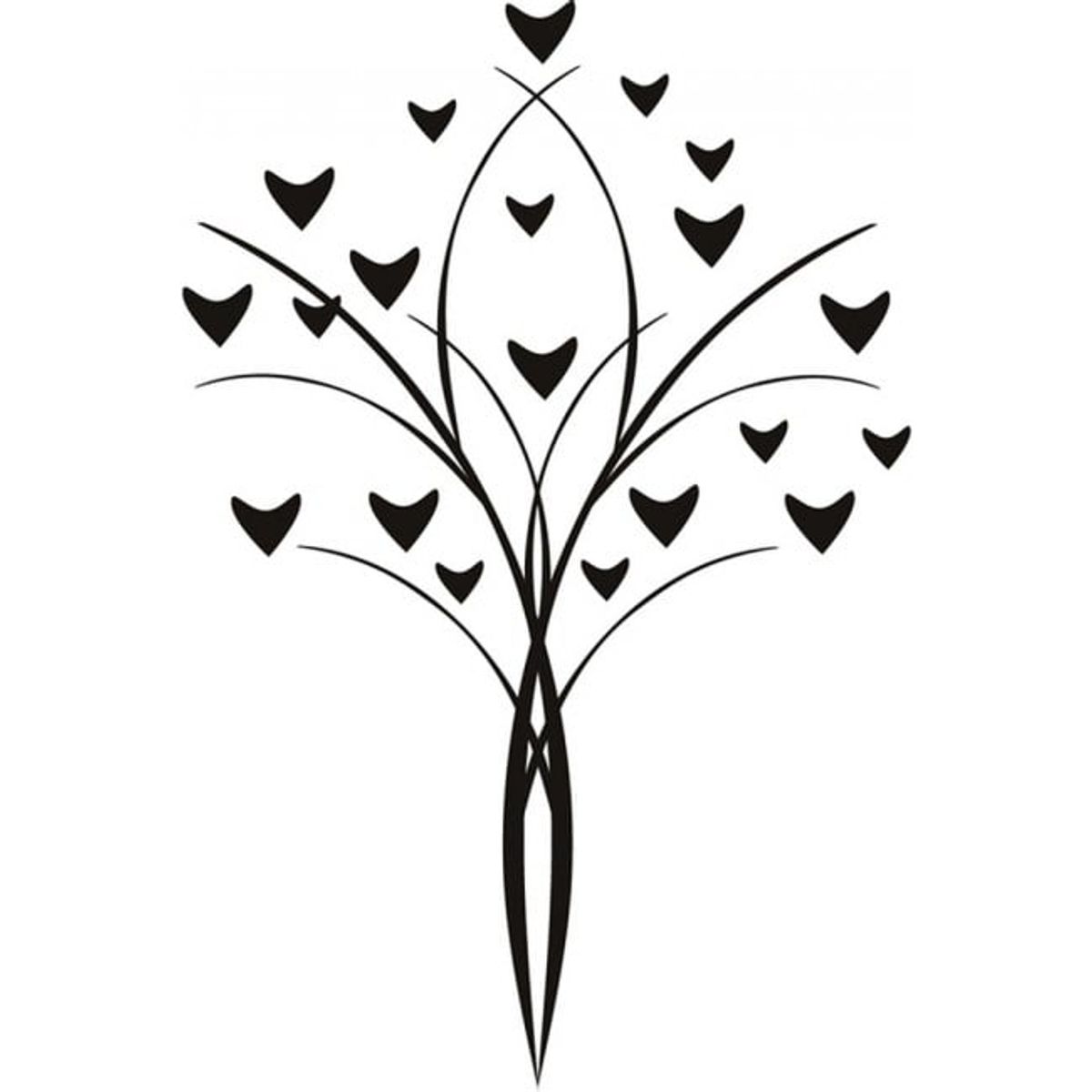 GENERICO - Decomural Flower Bunch Floral Vase WS-18043