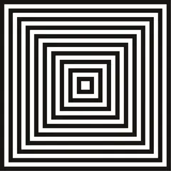 GENERICO - Decomural Square Pattern 3d Optical Illusion WS-19404
