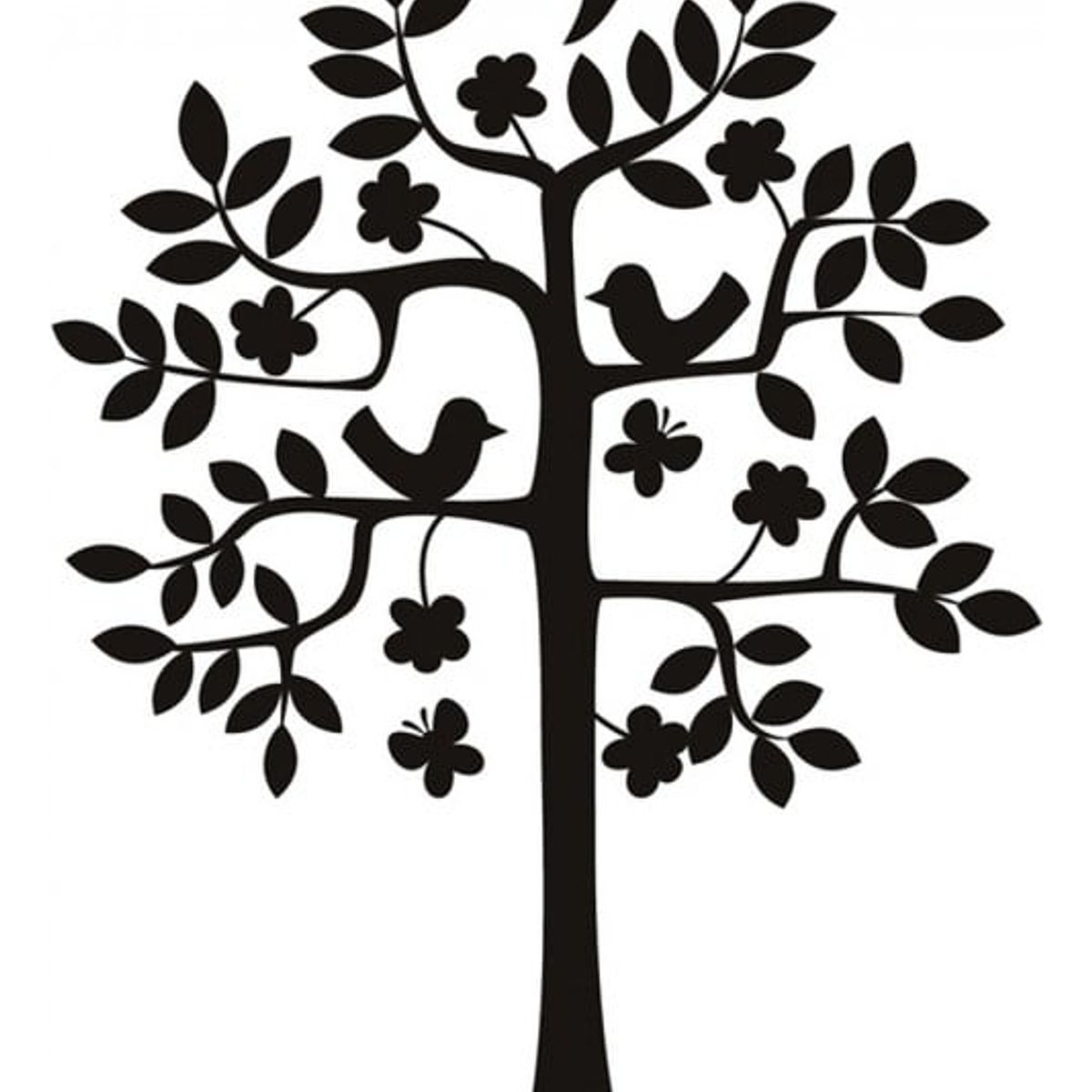 GENERICO - Decomural Birch Tree Birds WS-19426