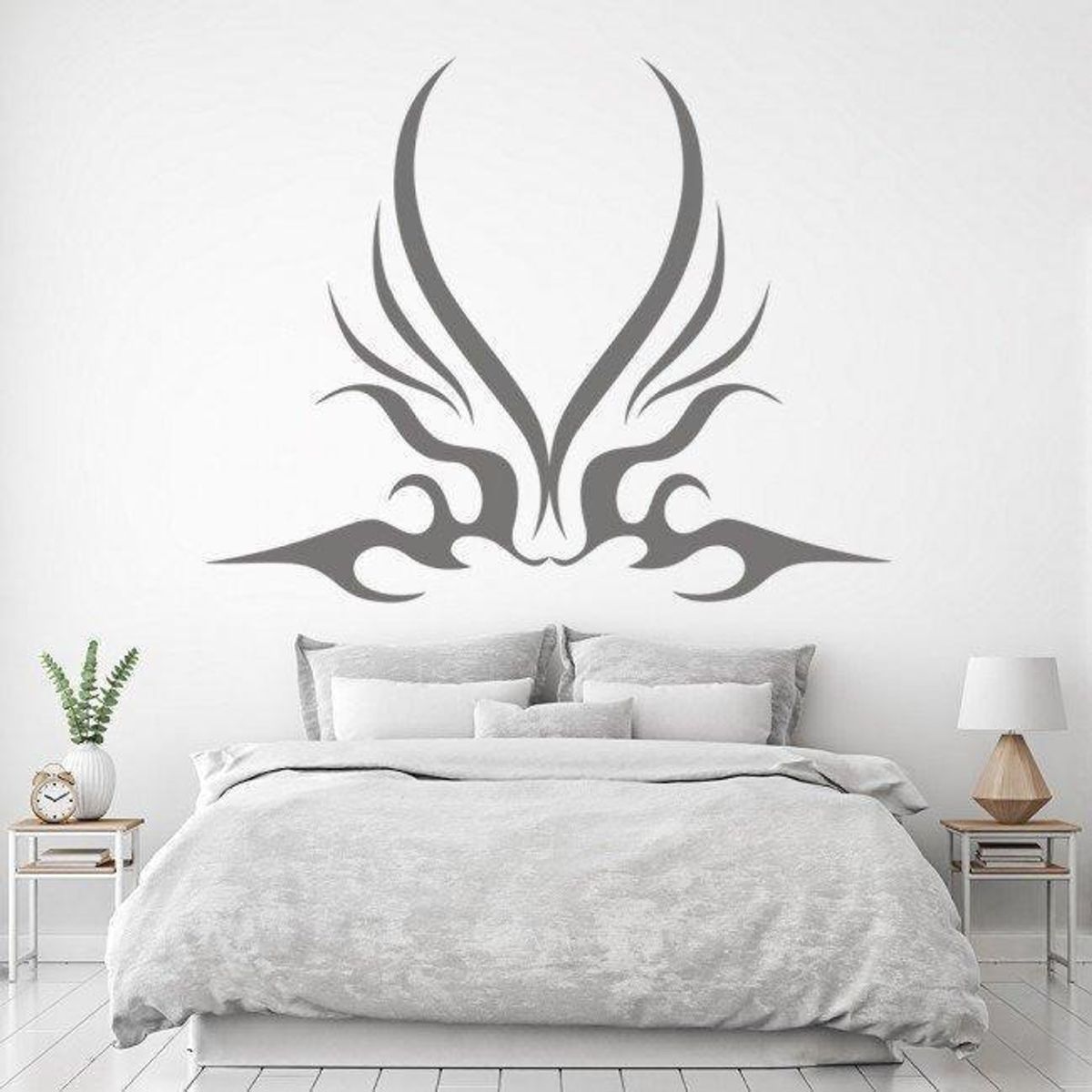 GENERICO - Decomural Tribal Flame Decorative Headboard WS-19430