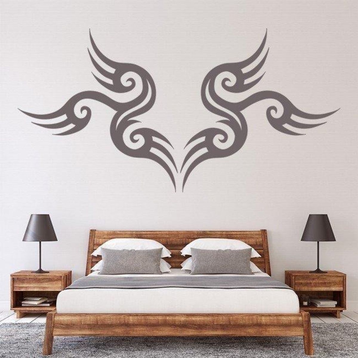 GENERICO - Decomural Tribal Symbol Decorative Headboard WS-19447