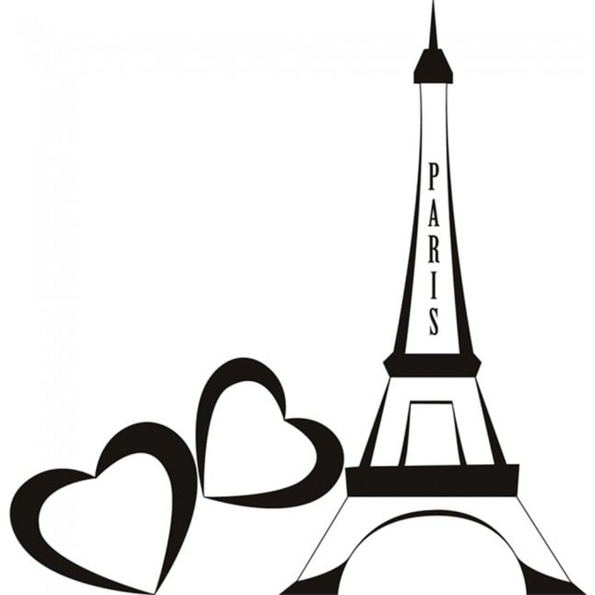 GENERICO - Decomural Love Paris Eiffel Tower WS-18051