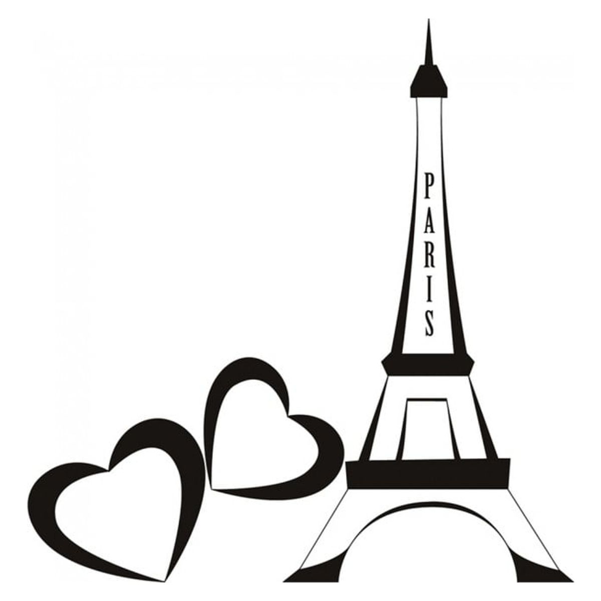 GENERICO - Decomural Love Paris Eiffel Tower WS-18051