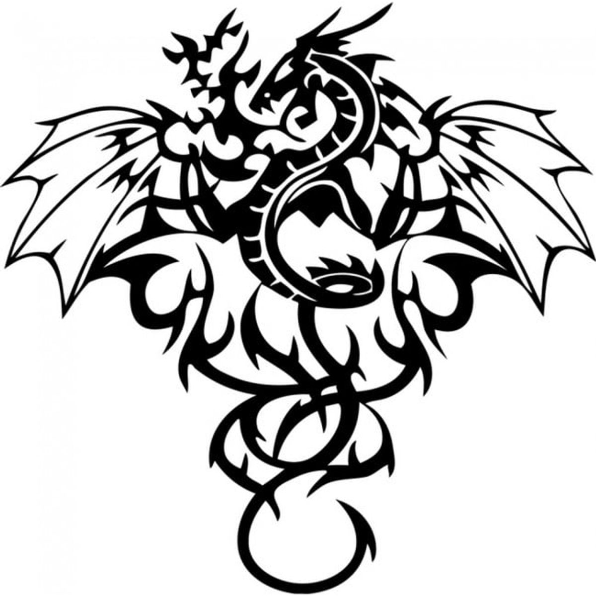 GENERICO - Decomural Tribal Dragon Winged Monster WS-18065