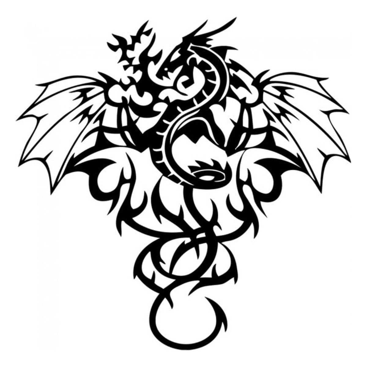 GENERICO - Decomural Tribal Dragon Winged Monster WS-18065