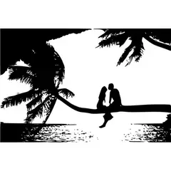 GENERICO - Decomural Seaside Romance Tropical Paradise WS-19519