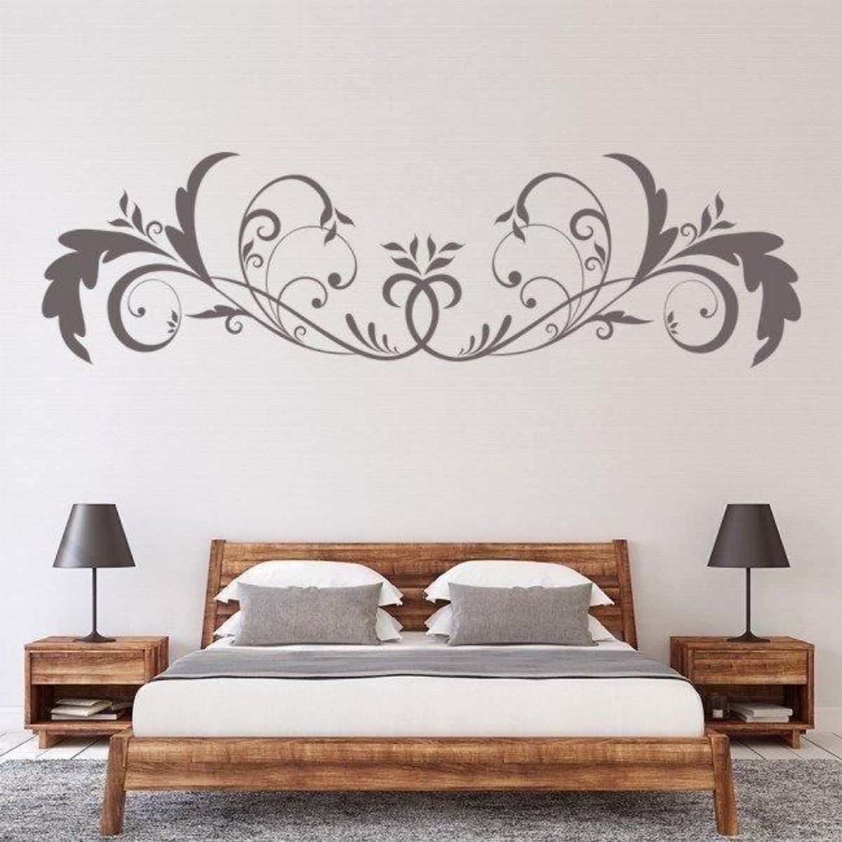 GENERICO - Decomural Delicate Floral Headboard WS-18136