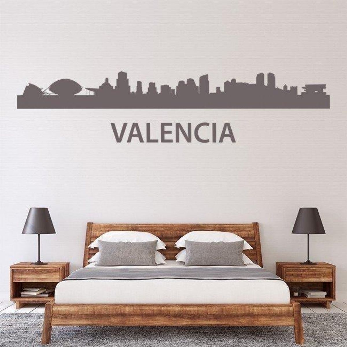 GENERICO - Decomural Valencia City Skyline Spain WS-19538
