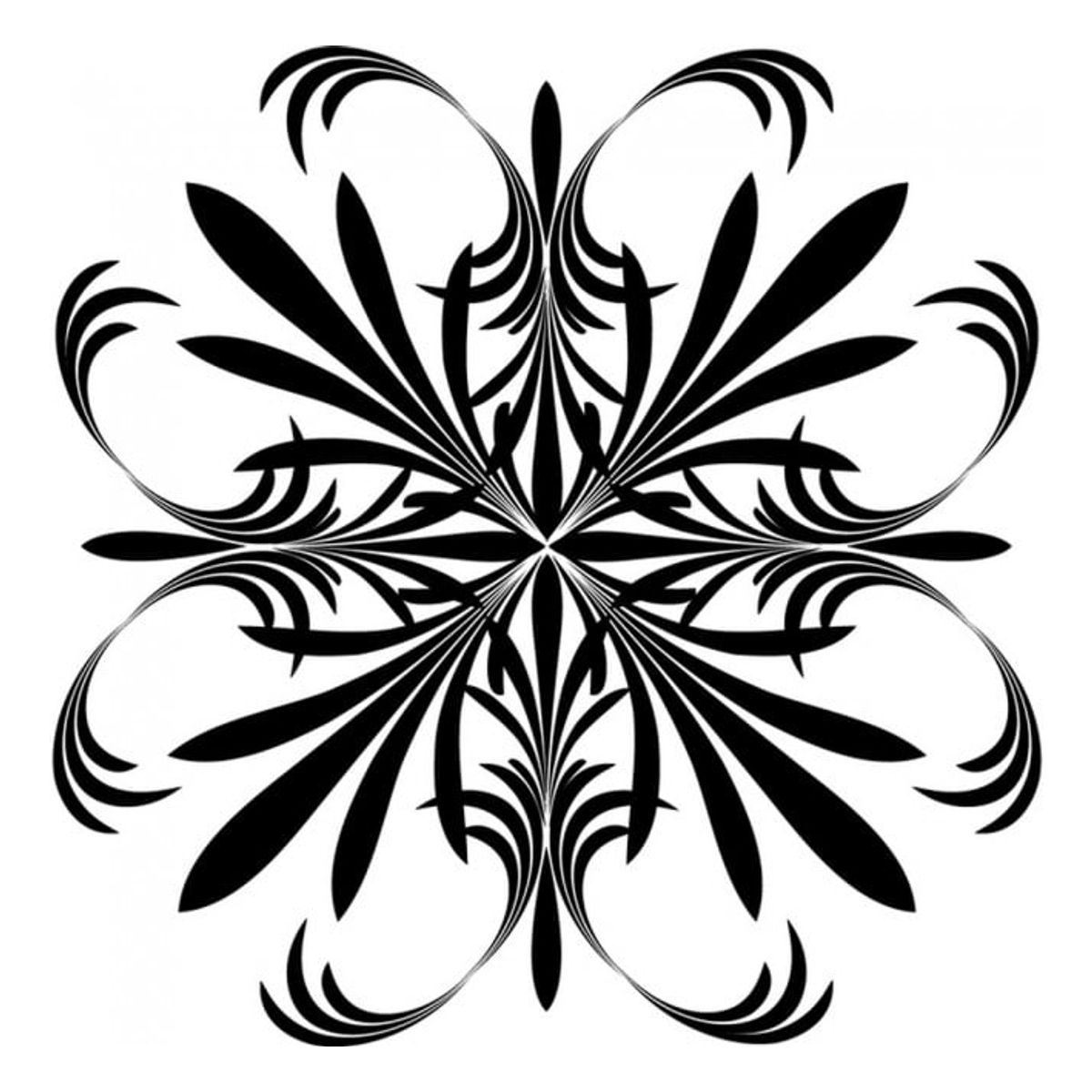 GENERICO - Decomural Symmetrical Leaf Headboard WS-18146