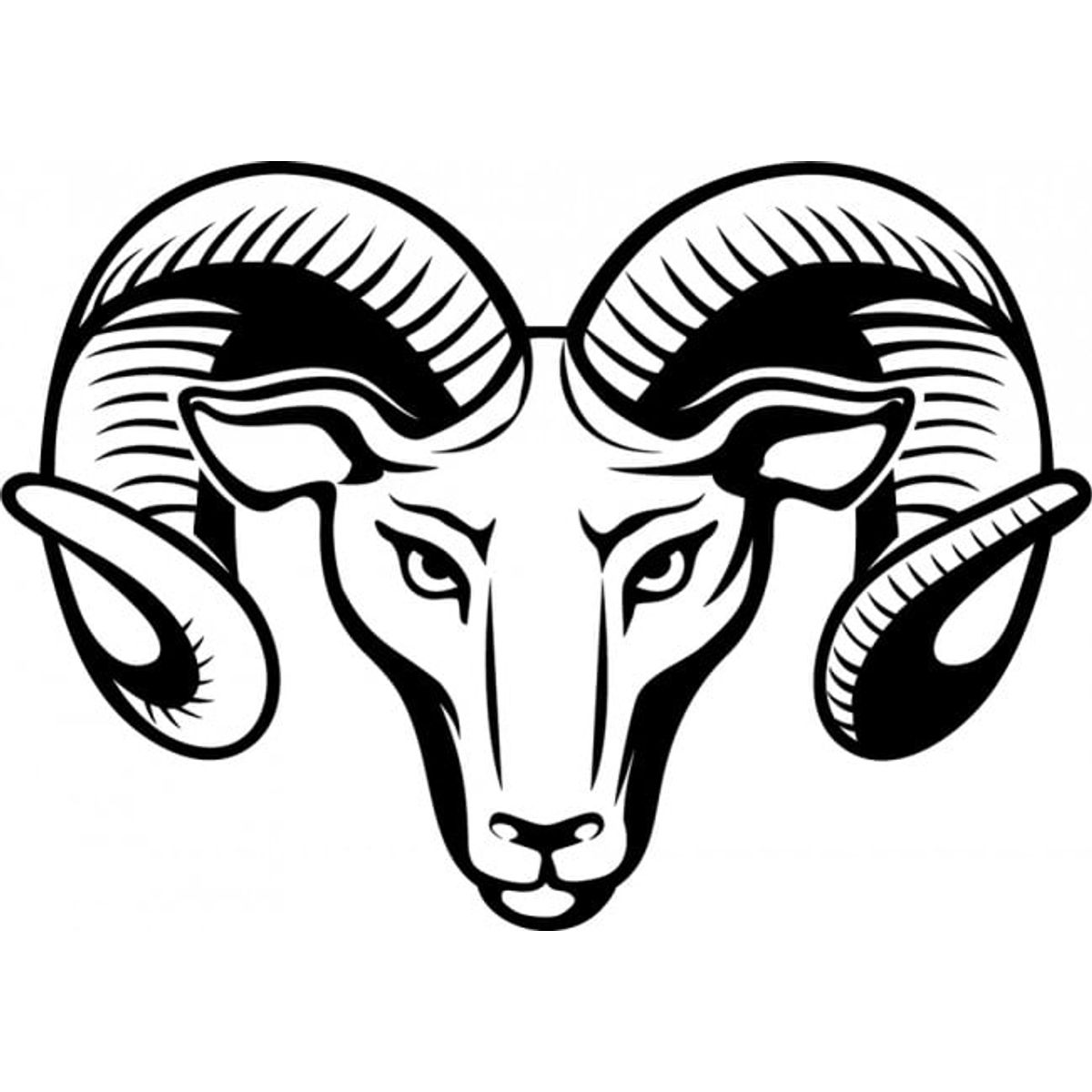 GENERICO - Decomural Aries Ram Zodiac Sign WS-19544