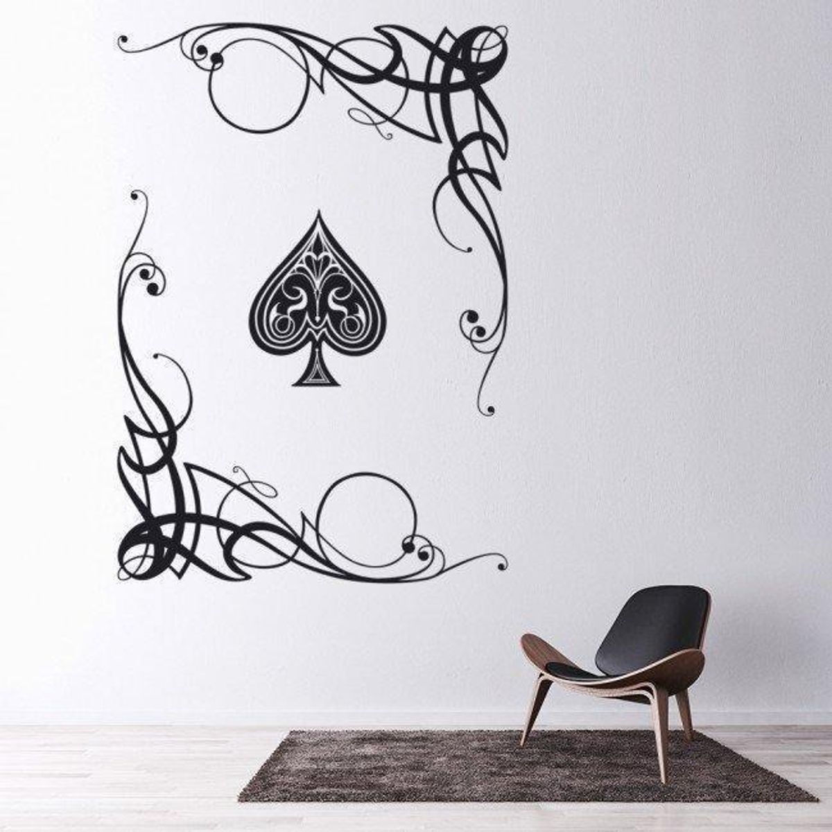 GENERICO - Decomural Swirl Ace Card Games Poker WS-19557