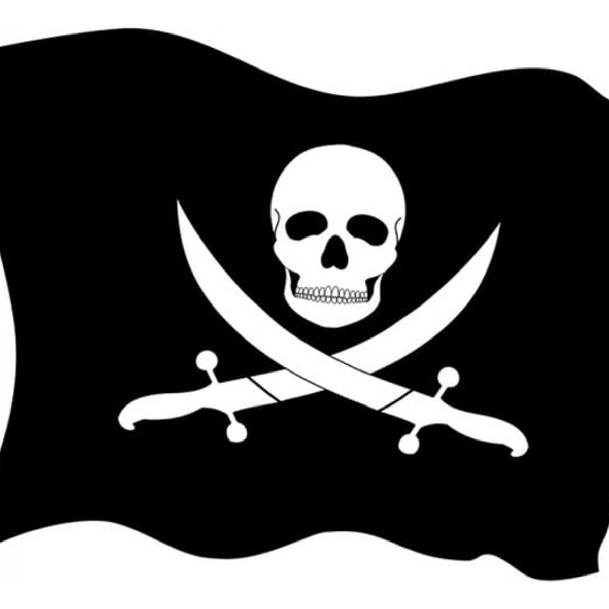 GENERICO - Decomural Skull And Crossbones Pirate Flag WS-18158