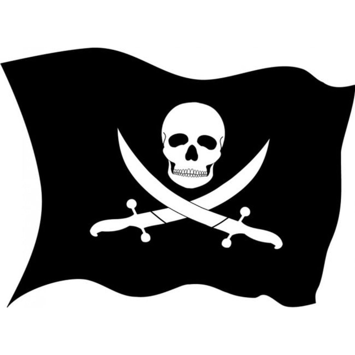 GENERICO - Decomural Skull And Crossbones Pirate Flag WS-18158