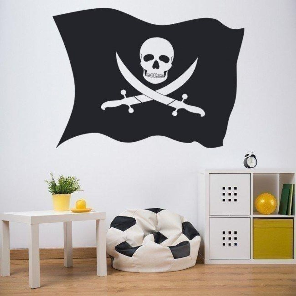 GENERICO - Decomural Skull And Crossbones Pirate Flag WS-18158