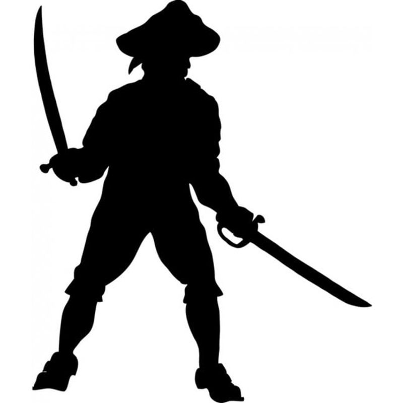 GENERICO - Decomural Pirate Swords Pirate WS-18164