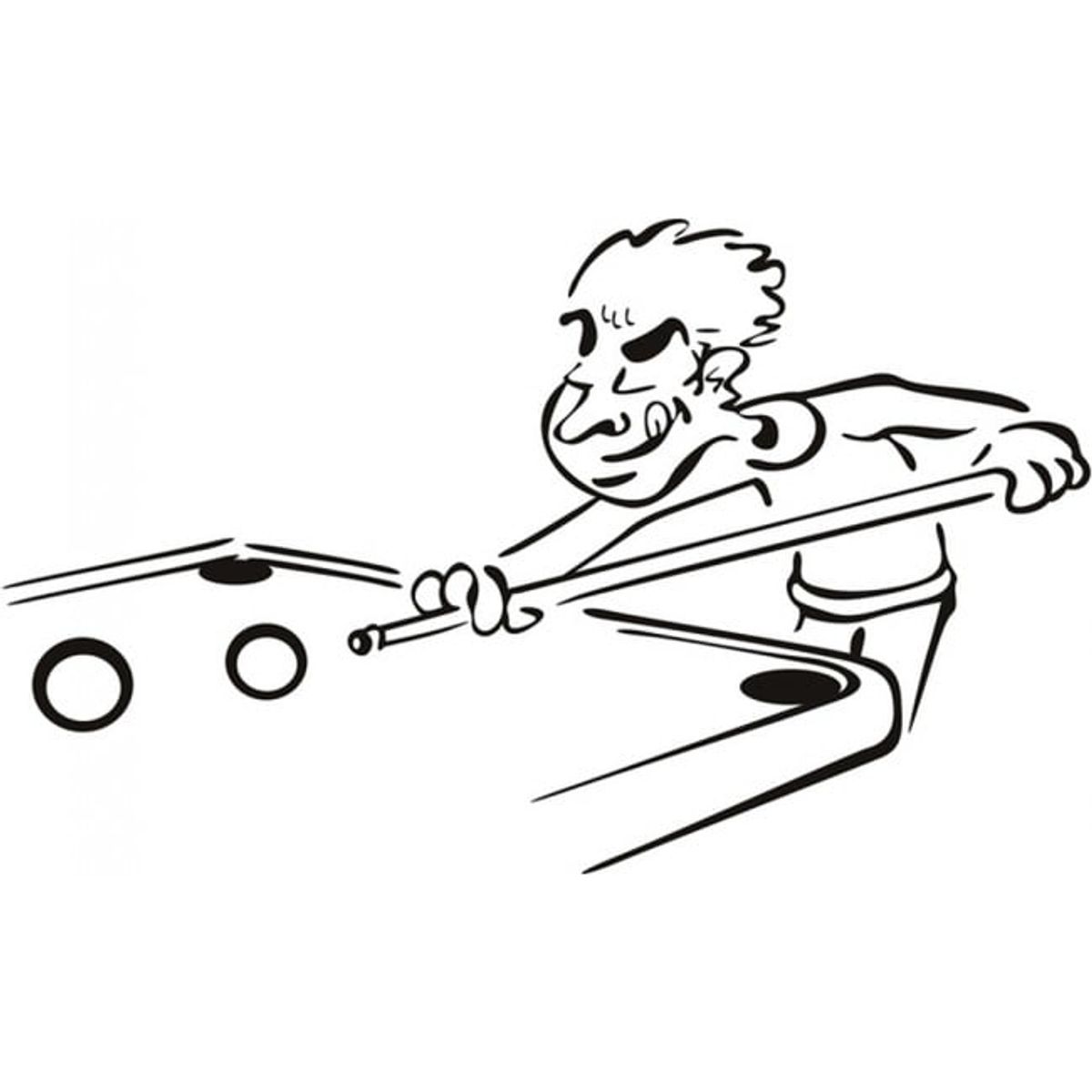GENERICO - Decomural Snooker Pool Player WS-19566