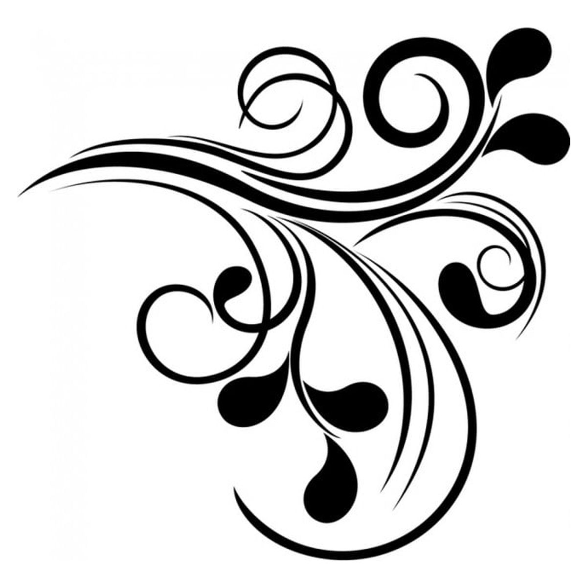 GENERICO - Decomural Swirl Pattern Corner WS-18197